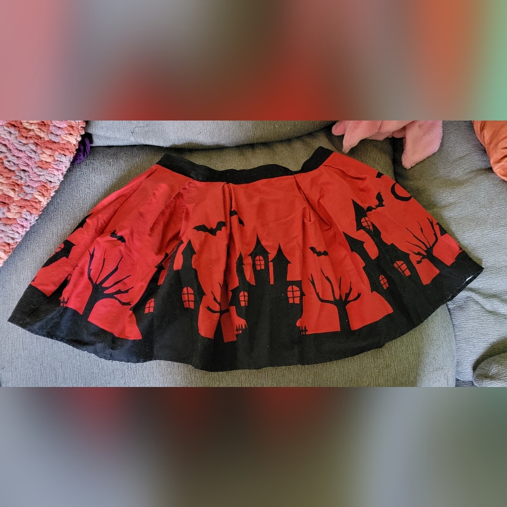 Halloween mini skirt